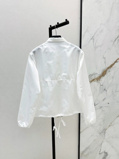 Minimalist Nylon Zippered Sun Protection Jacket