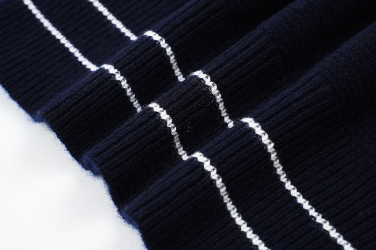 D 25ss wool embroidered knitted t-shirt