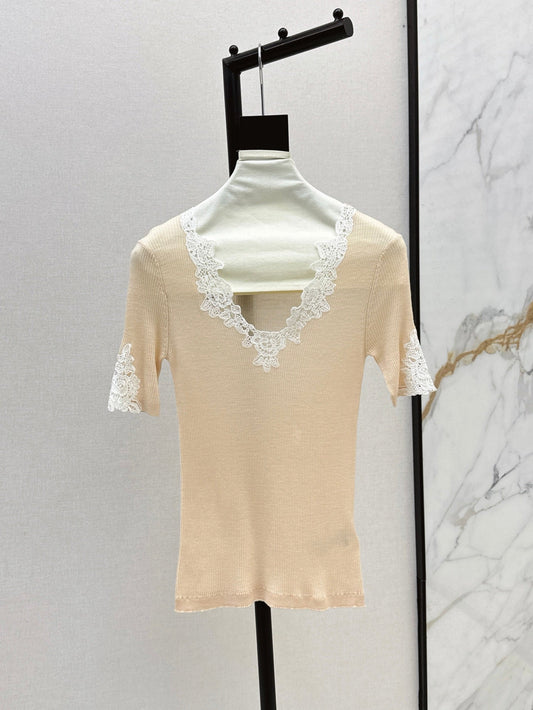 25ss lace knit shirt