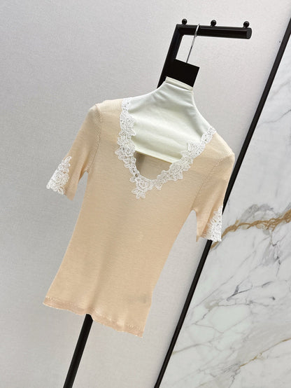 25ss lace knit shirt