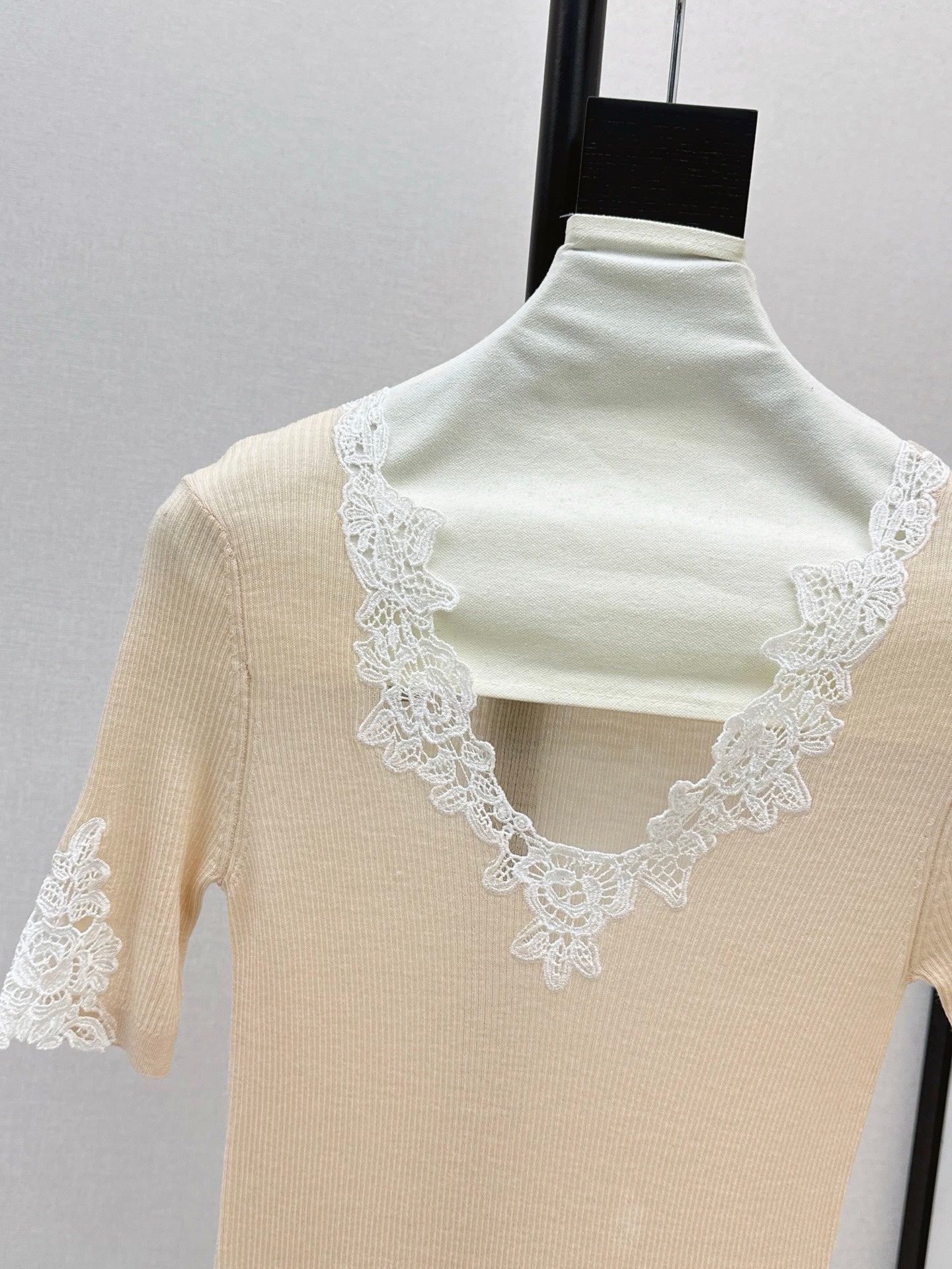 25ss lace knit shirt