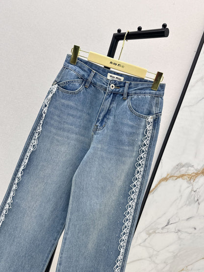 25ss lace jeans