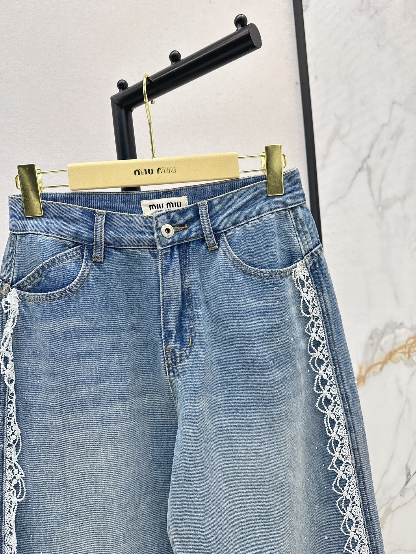 25ss lace jeans