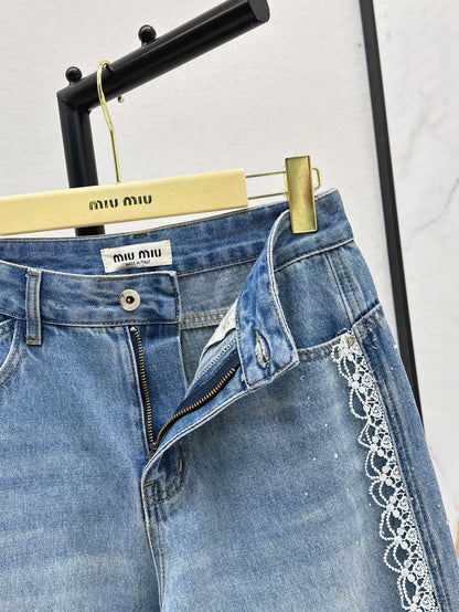 25ss lace jeans