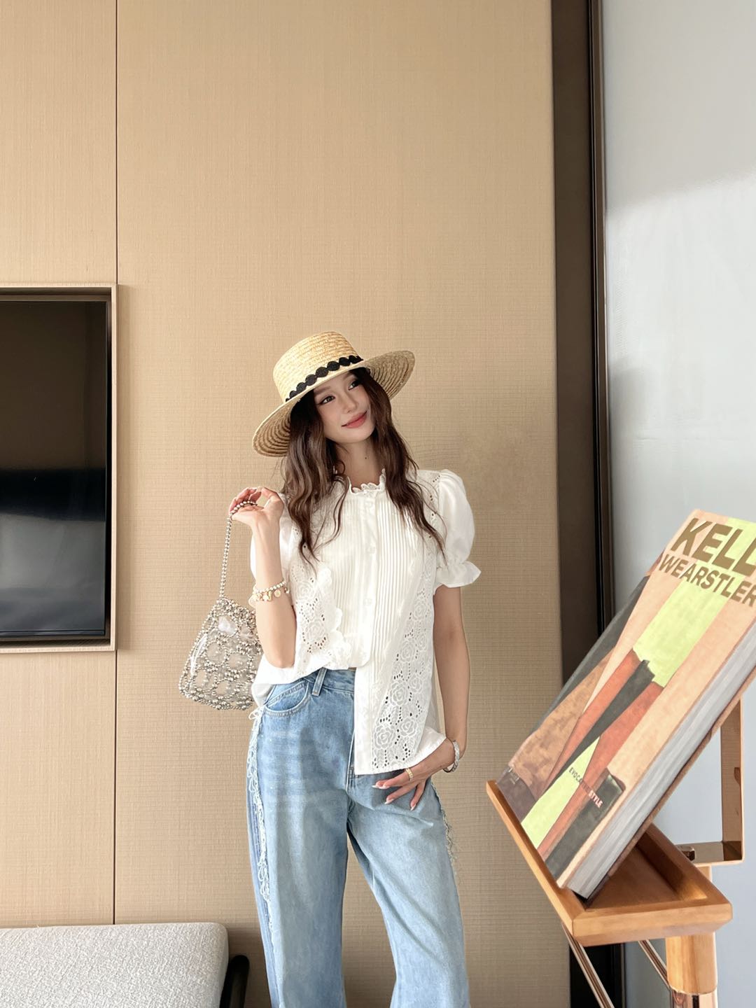 25ss lace shirt