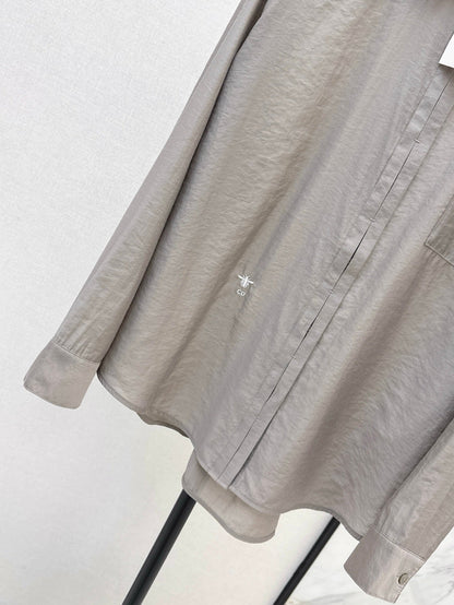 25ss embroidered shirt