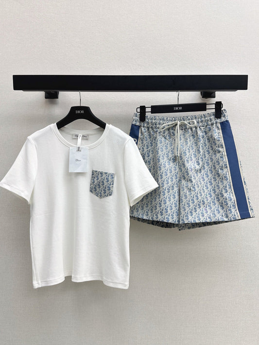25ss tee short set