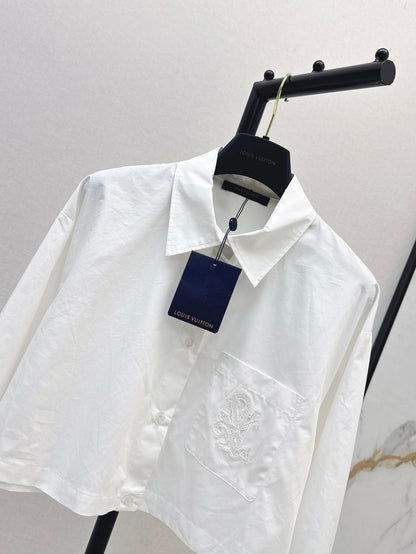 25ss embroidered shirt