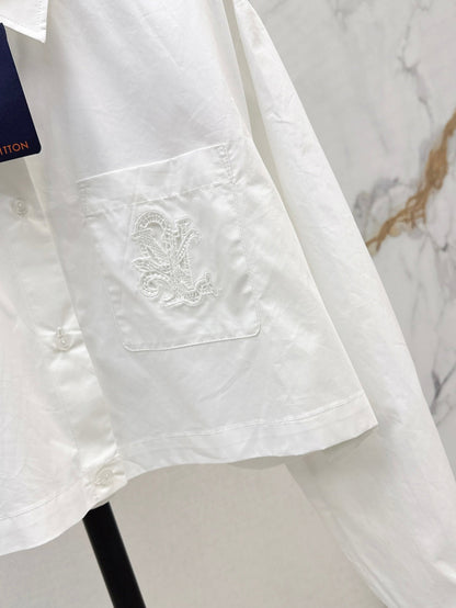 25ss embroidered shirt