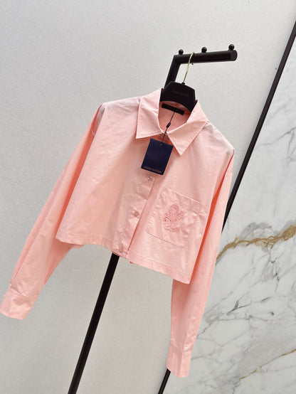 25ss embroidered shirt