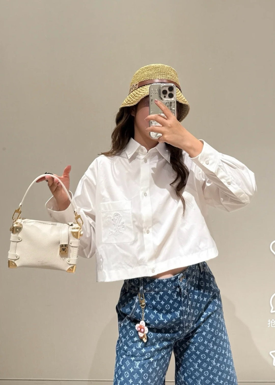 25ss embroidered shirt