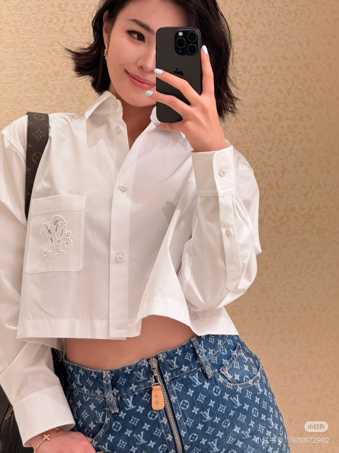 25ss embroidered shirt