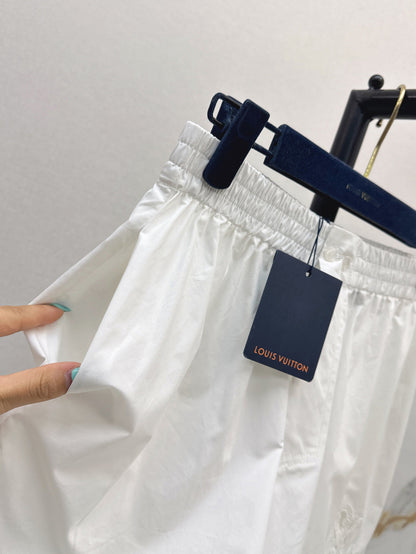 25ss embroidered short