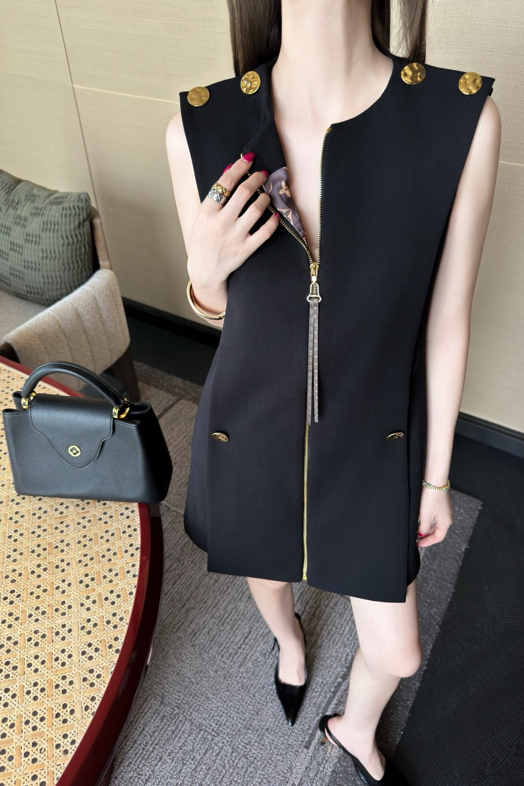 25ss zipper dress