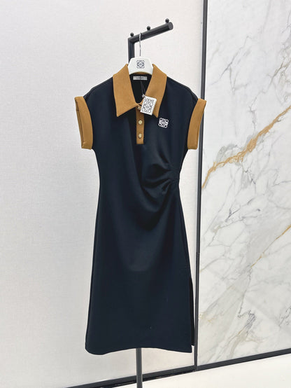 25ss lapel dress