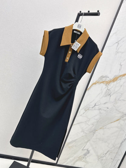 25ss lapel dress