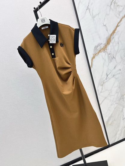 25ss lapel dress