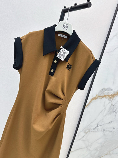 25ss lapel dress