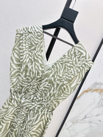 25ss Silk sleeveless dress