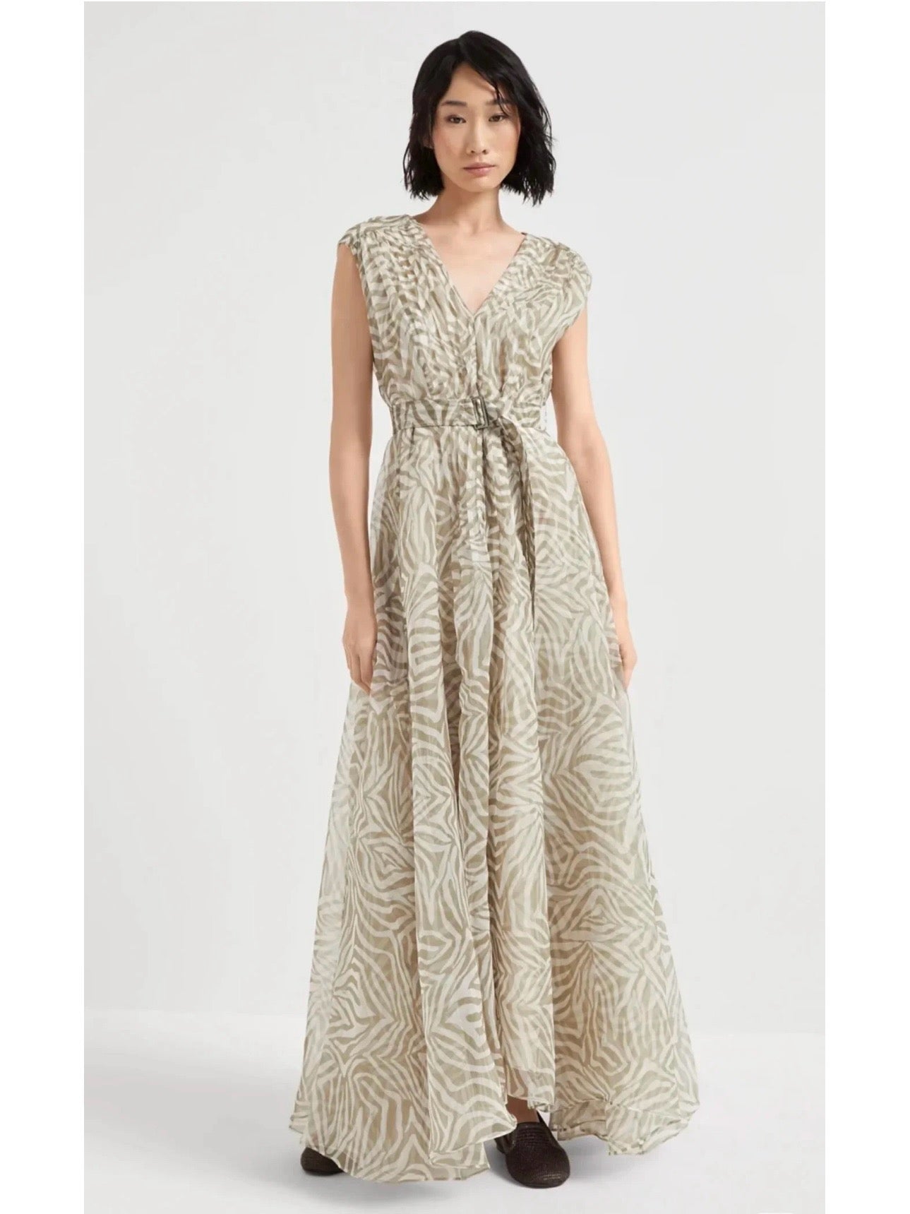 25ss Silk sleeveless dress