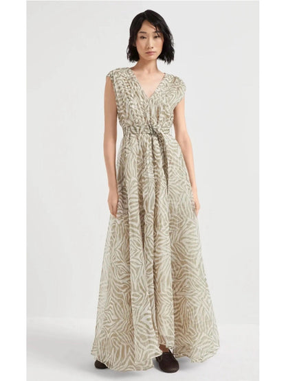 25ss Silk sleeveless dress