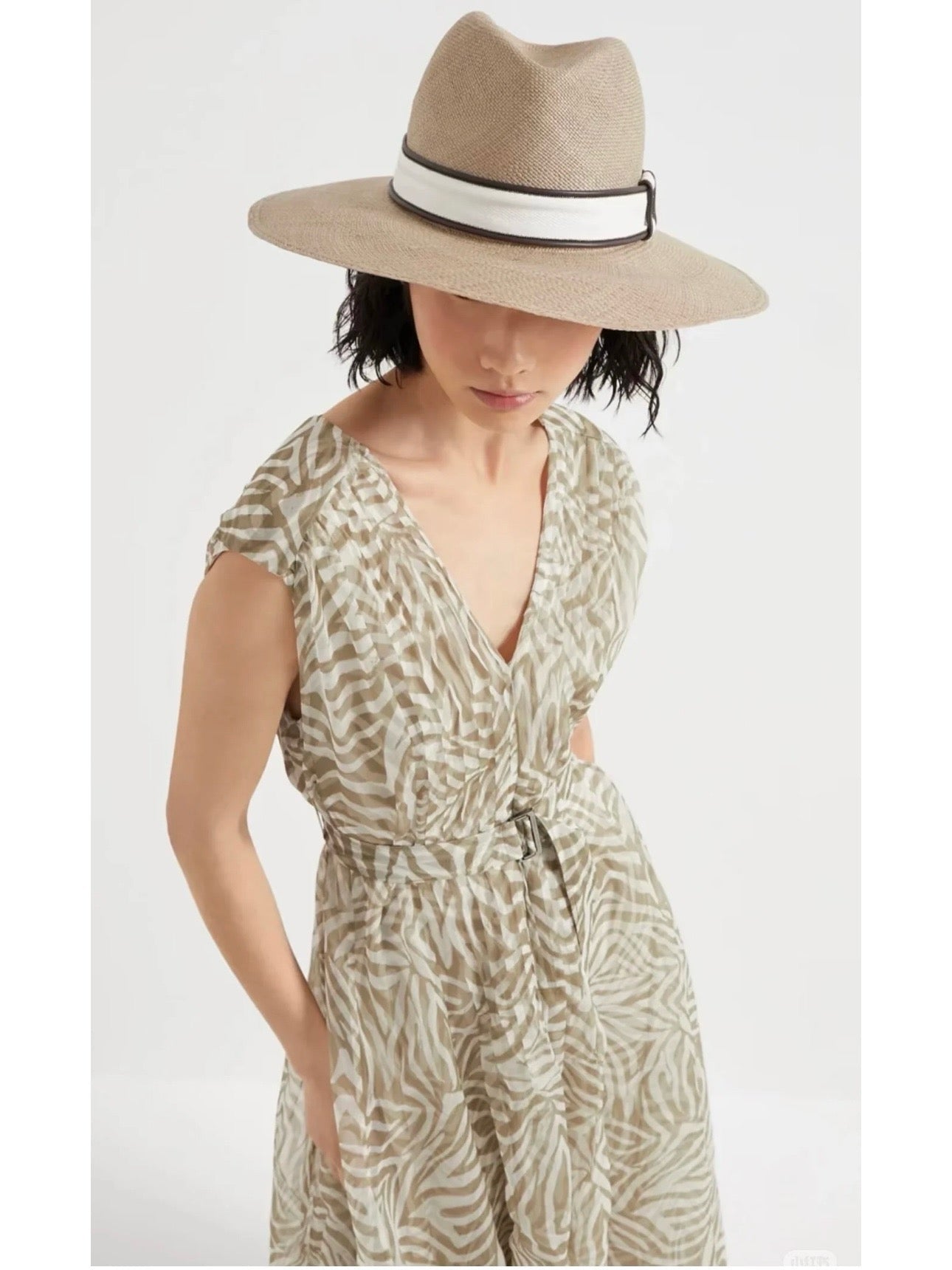 25ss Silk sleeveless dress