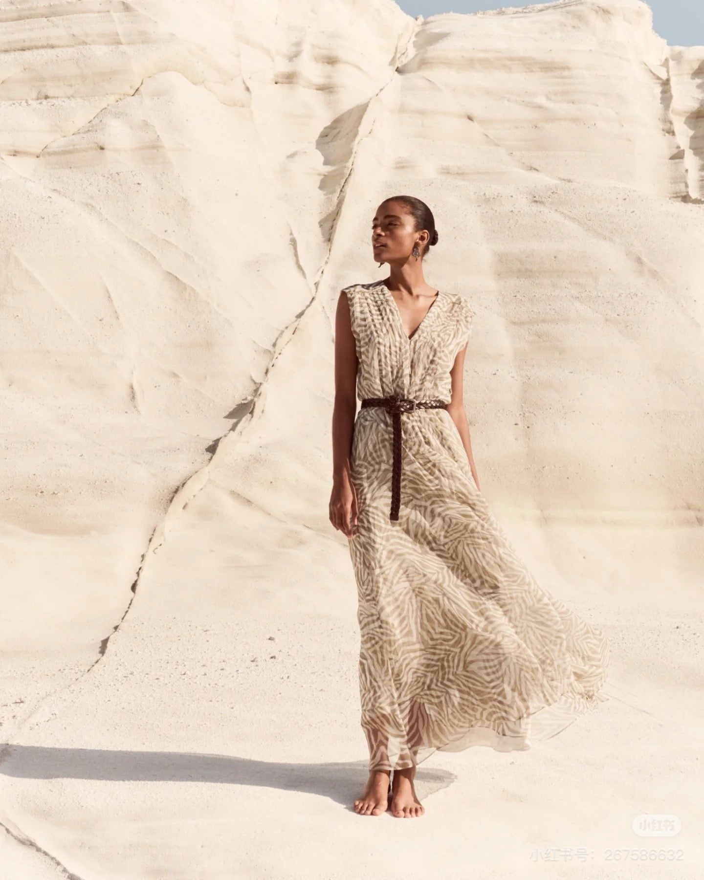 25ss Silk sleeveless dress