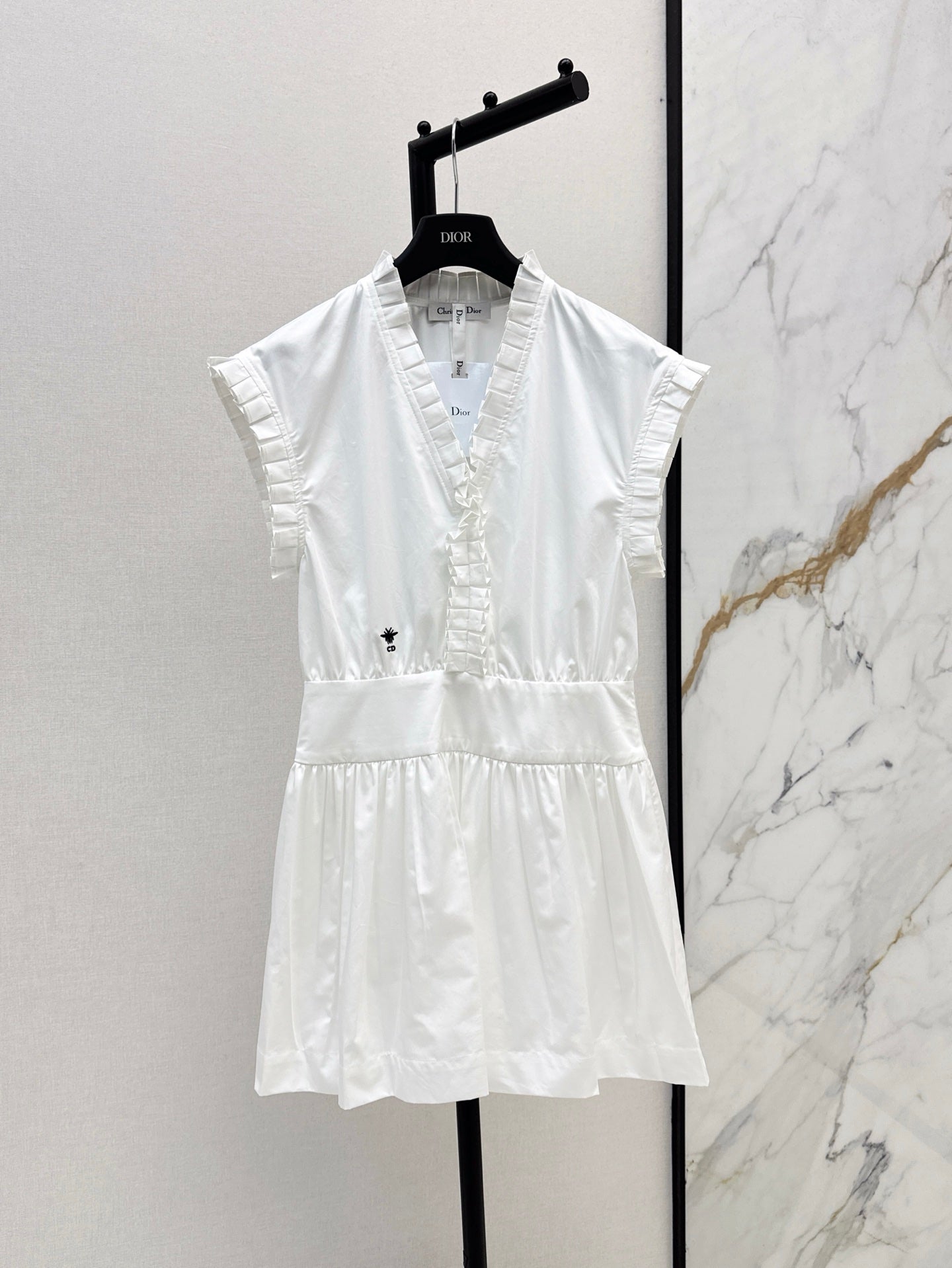 25ss ruffle sleeveless dress