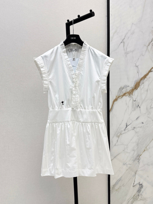 25ss ruffle sleeveless dress