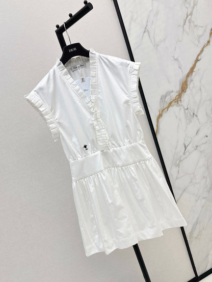 25ss ruffle sleeveless dress