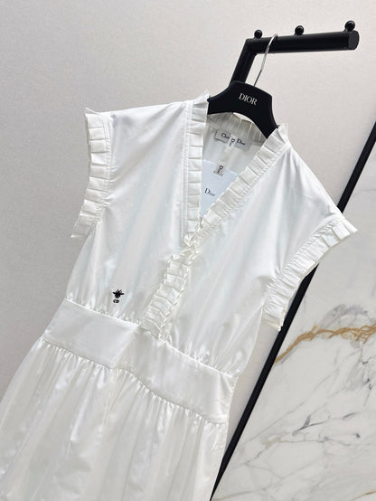 25ss ruffle sleeveless dress