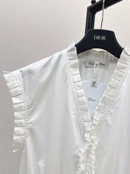 25ss ruffle sleeveless dress