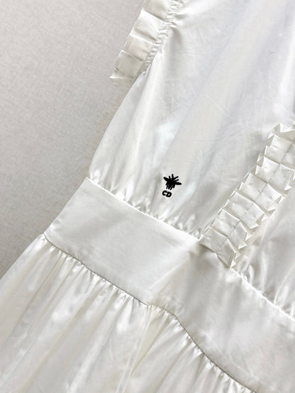 25ss ruffle sleeveless dress