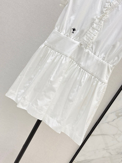 25ss ruffle sleeveless dress