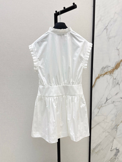 25ss ruffle sleeveless dress