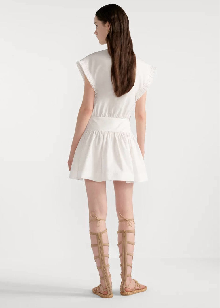 25ss ruffle sleeveless dress