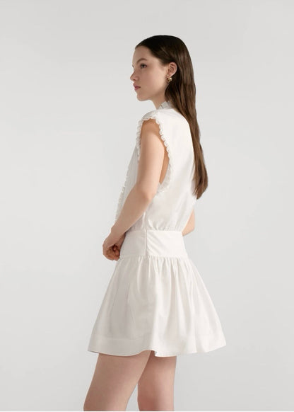 25ss ruffle sleeveless dress