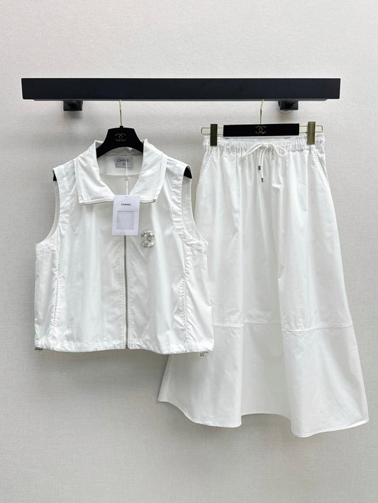 25ss vest skirt set