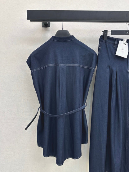 25ss denim vest