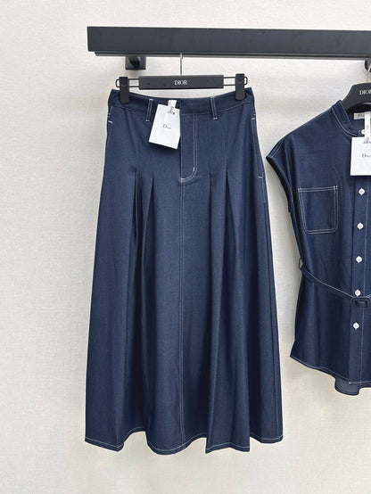 25SS denim skirt