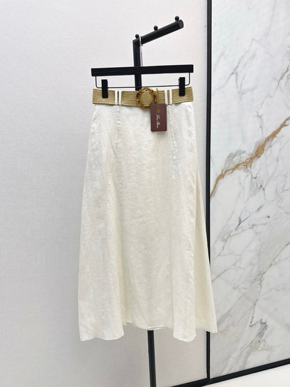 25ss linen skirt
