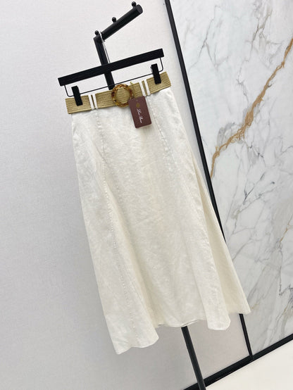 25ss linen skirt