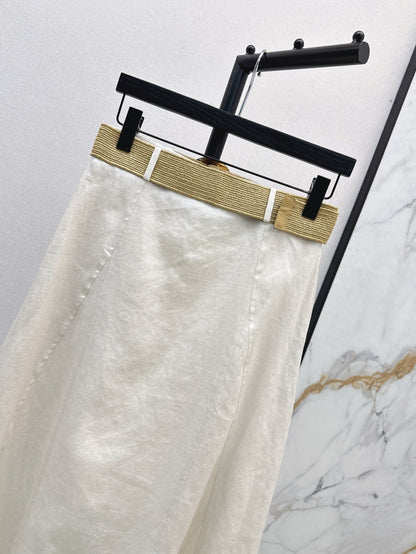 25ss linen skirt