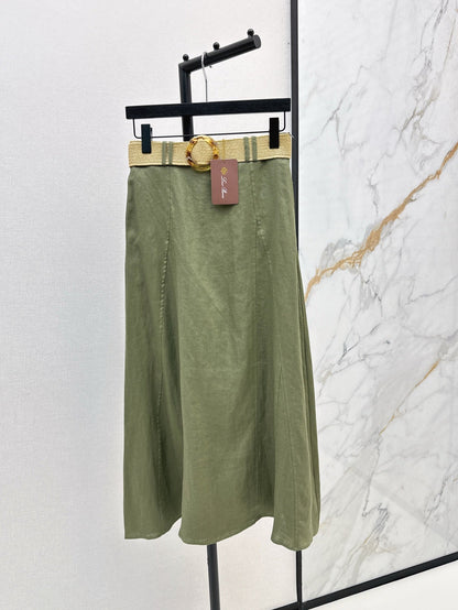 25ss linen skirt