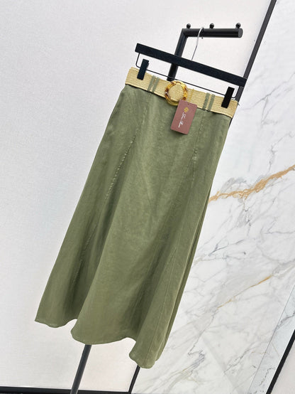 25ss linen skirt