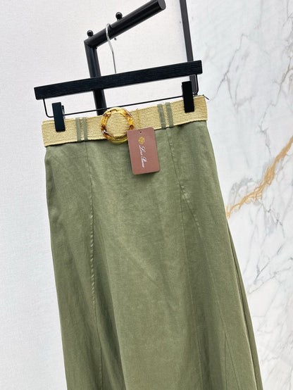 25ss linen skirt