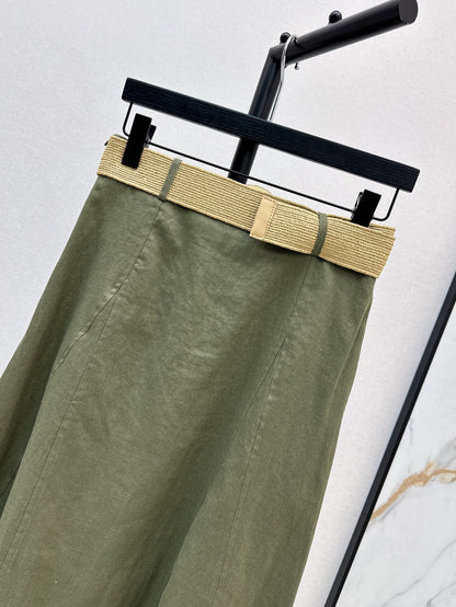 25ss linen skirt