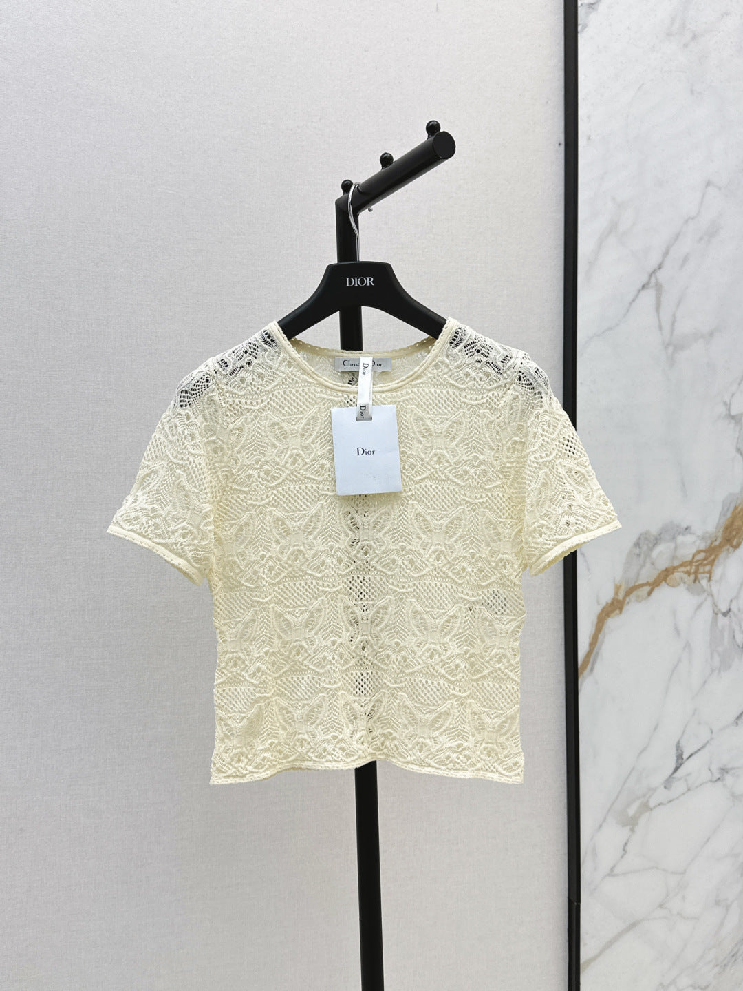 25ss knit hollow shirt