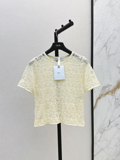 25ss knit hollow shirt