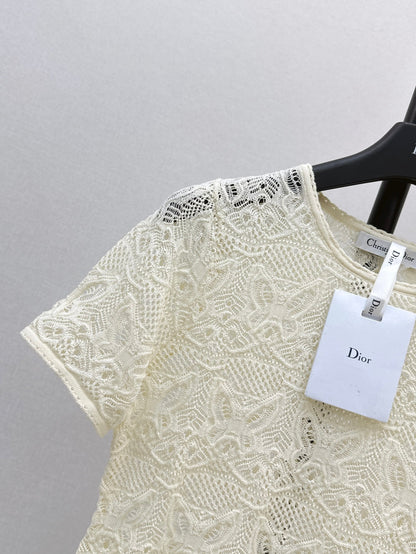 25ss knit hollow shirt